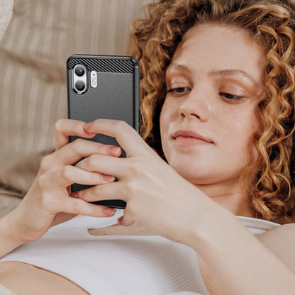 Funda para Nothing Phone (2), Techsuit, Carbono, Negra