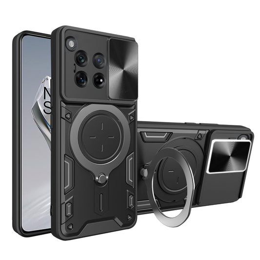 Funda para OnePlus 12, Techsuit, CamGuard Pro, Negra