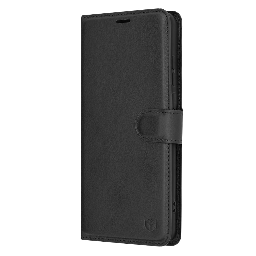 Funda para OnePlus 12, Techsuit, Leather Folio, Negra