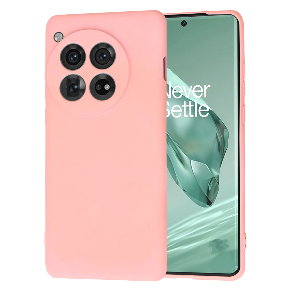 Funda para OnePlus 12, Techsuit, SoftFlex, Rosa Claro