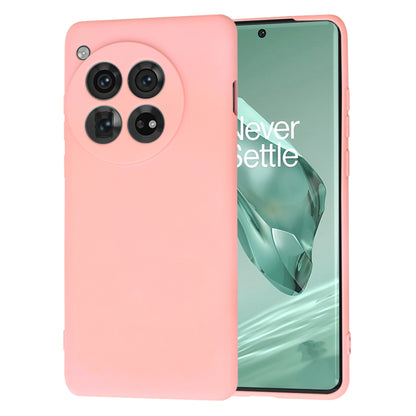 Funda para OnePlus 12, Techsuit, SoftFlex, Rosa Claro