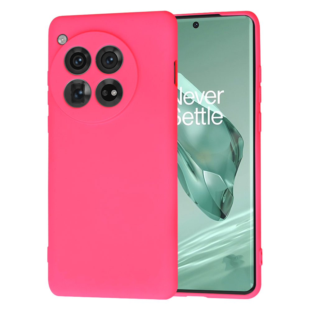 Funda para OnePlus 12, Techsuit, SoftFlex, Rosa Oscuro