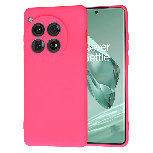 Funda para OnePlus 12, Techsuit, SoftFlex, Rosa Oscuro