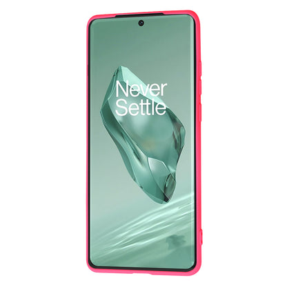 Funda para OnePlus 12, Techsuit, SoftFlex, Rosa Oscuro