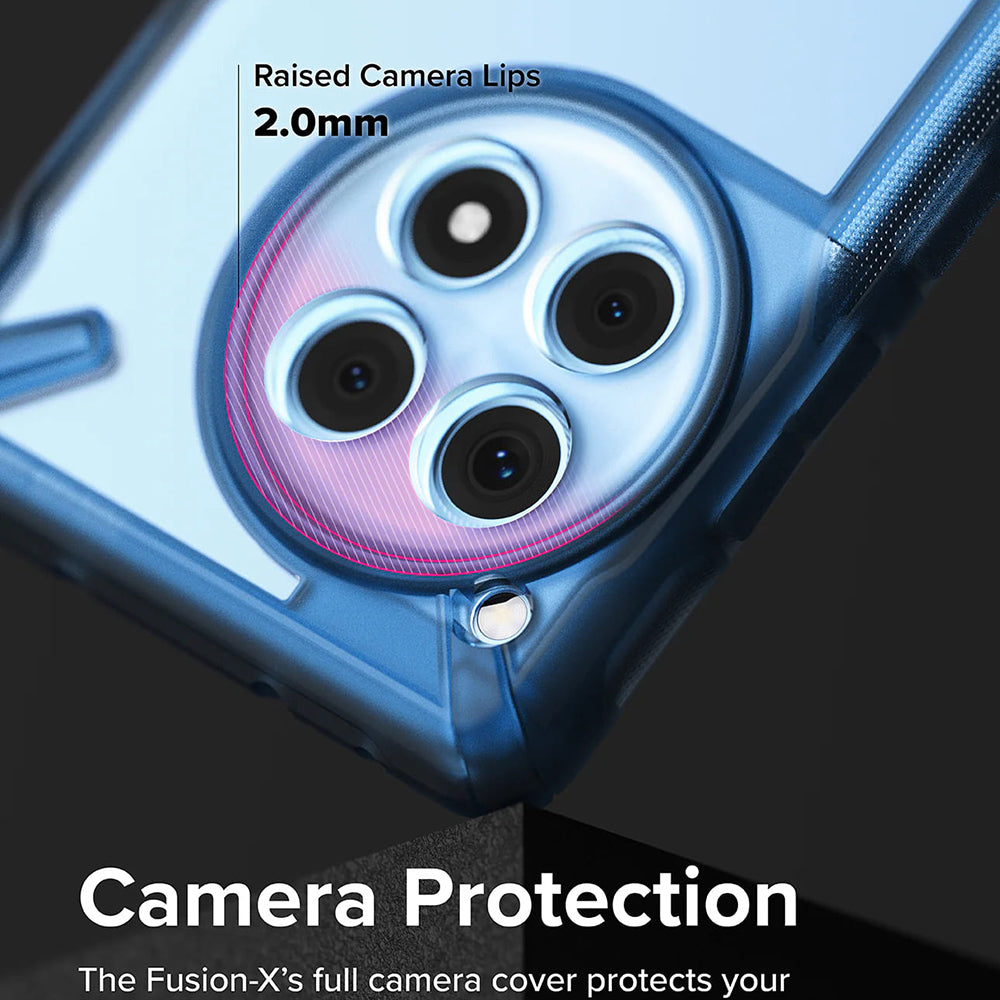 Funda para OnePlus 12R, Ringke, Fusion X, Azul