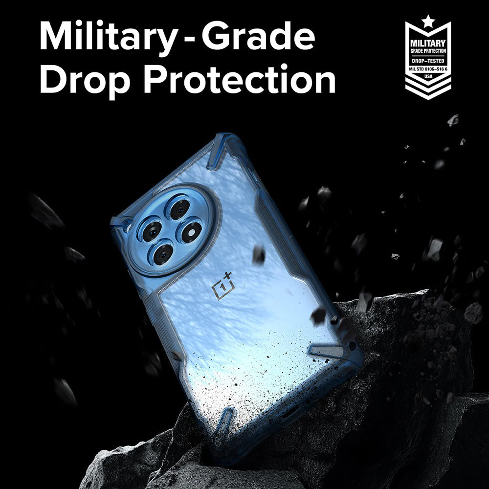 Funda para OnePlus 12R, Ringke, Fusion X, Azul