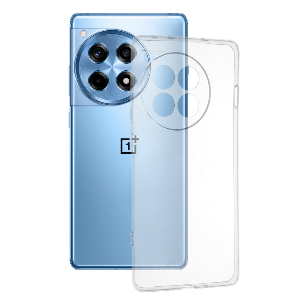 Funda para OnePlus 12R, Techsuit, Clara, Transparente