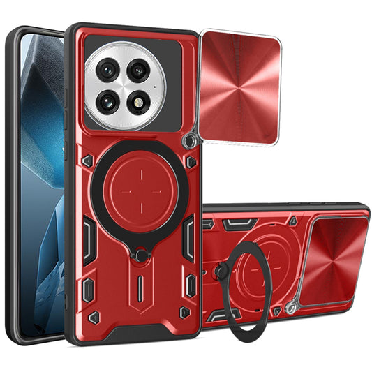 Funda para OnePlus 13, Techsuit, CamGuard Pro, Roja