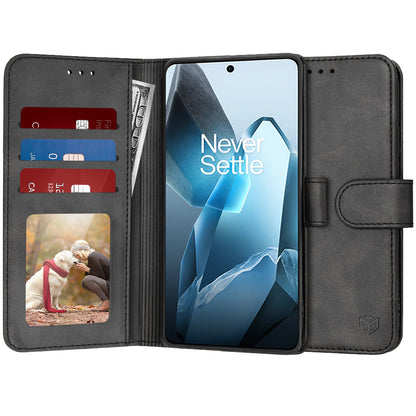 Funda para OnePlus 13, Techsuit, Diary Book, Negra