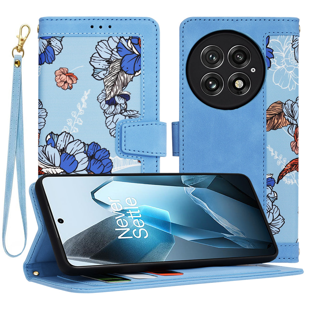 Funda para OnePlus 13, Techsuit, FlipCraft, Azul