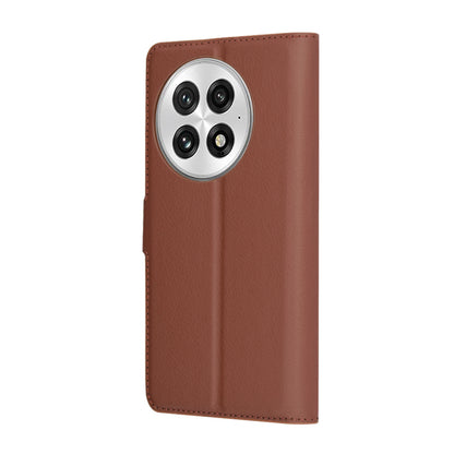 Funda para OnePlus 13, Techsuit, Leather Folio, Marrón