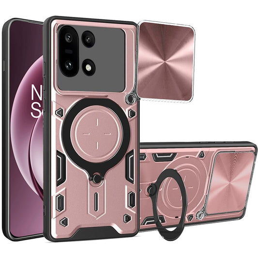 Funda para OnePlus 15, Techsuit, CamGuard Pro, Rosa Dorada