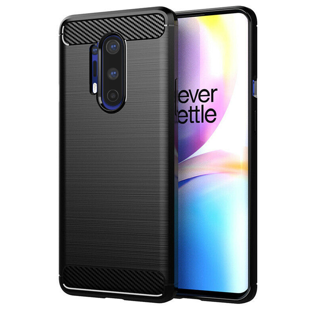 Funda para OnePlus 8 Pro, Techsuit, Carbono, Negra