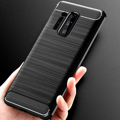 Funda para OnePlus 8 Pro, Techsuit, Carbono, Negra