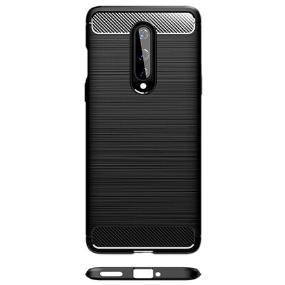 Funda para OnePlus 8, Techsuit, Carbono, Negra