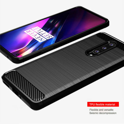 Funda para OnePlus 8, Techsuit, Carbono, Negra