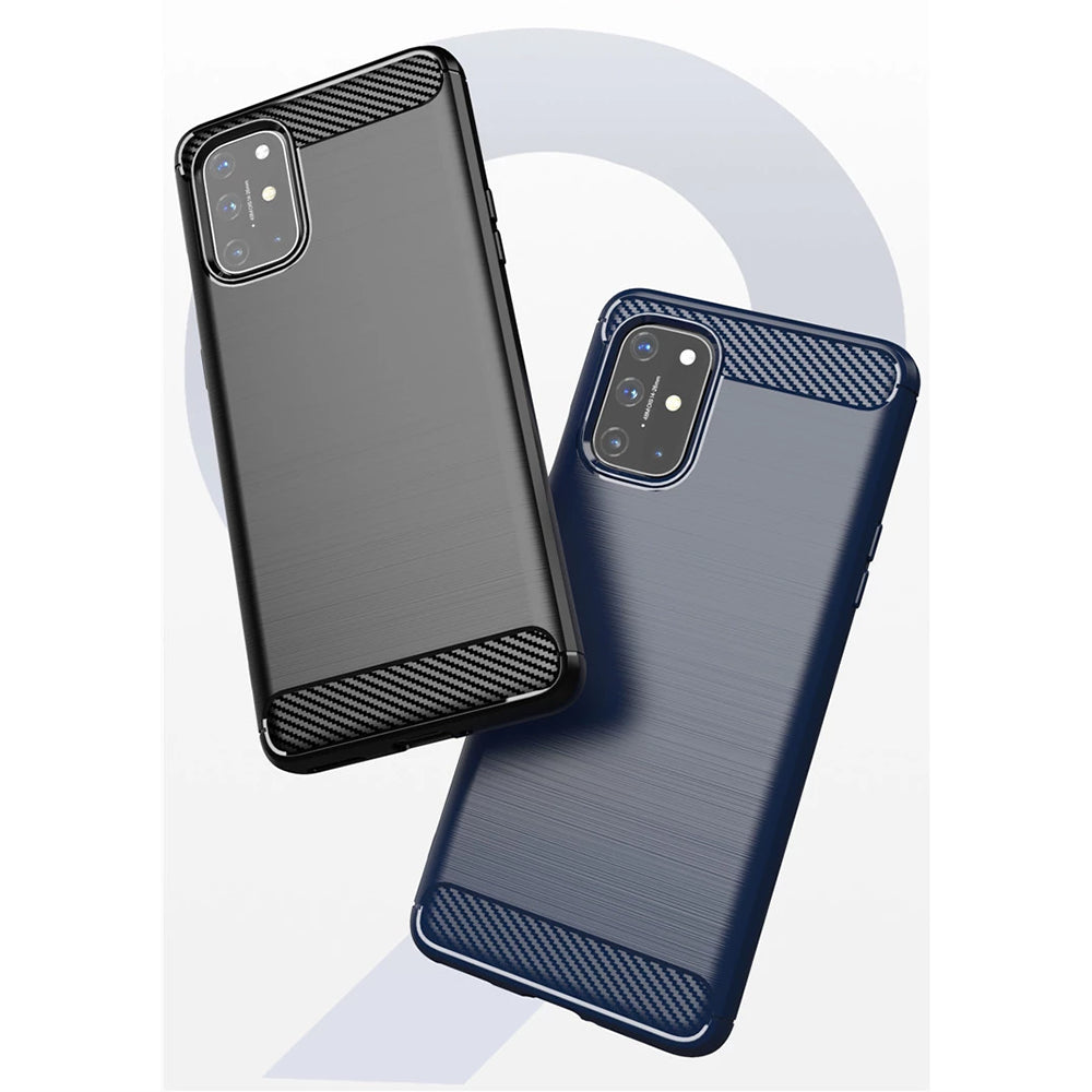Funda para OnePlus 8T, Techsuit, Carbono, Negra