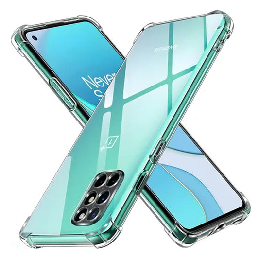 Funda para OnePlus 8T, Techsuit, Antigolpes Transparente, Transparente