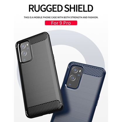 Funda para OnePlus 9 Pro, Techsuit, Carbono, Negra