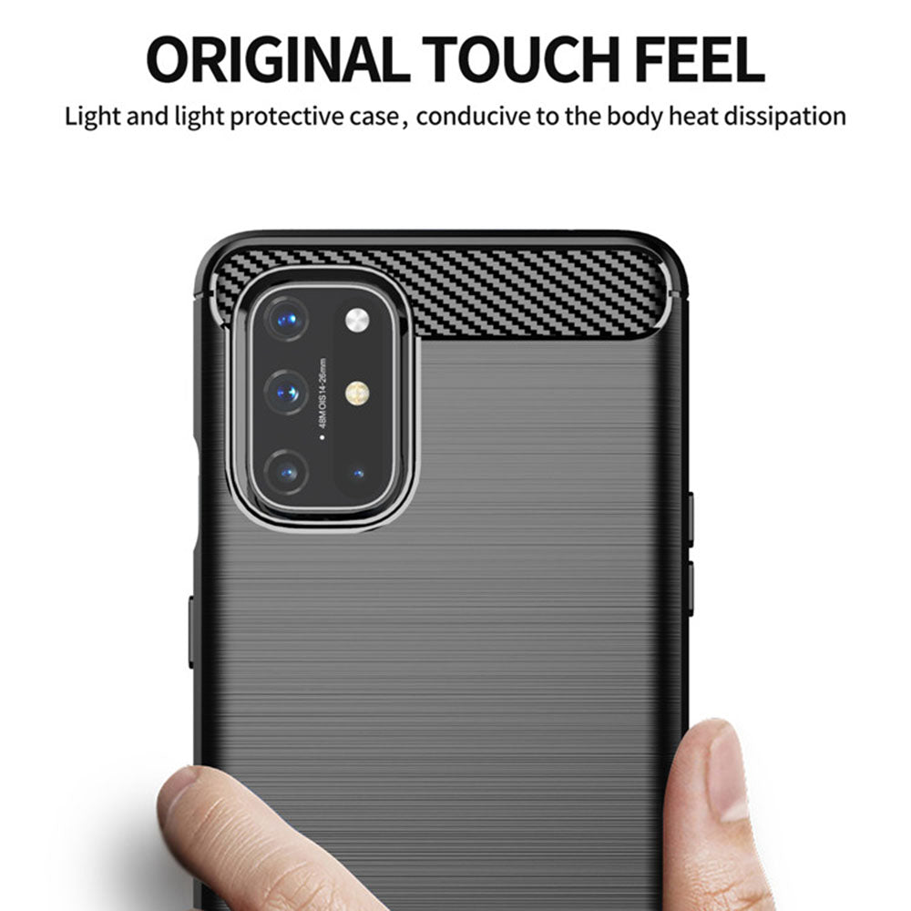 Funda para OnePlus 9, Techsuit, Carbono, Negra