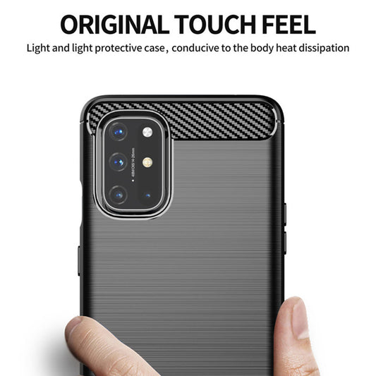 Funda para OnePlus 9, Techsuit, Carbono, Negra