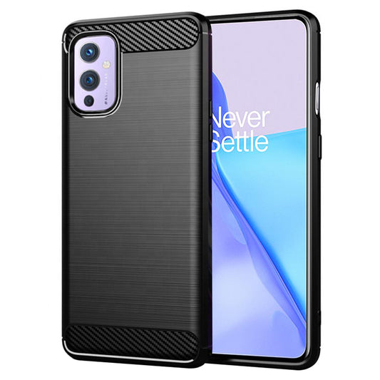 Funda para OnePlus 9, Techsuit, Carbono, Negra