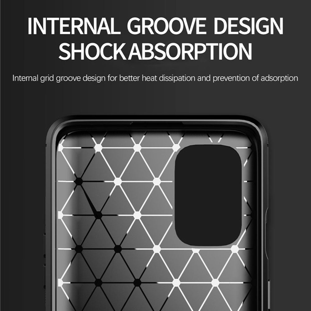 Funda para OnePlus 9, Techsuit, Carbono, Negra