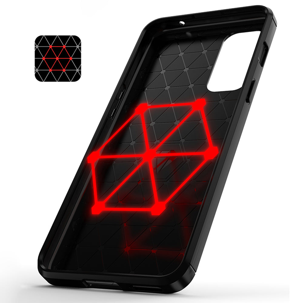 Funda para OnePlus Nord 2 5G, Techsuit, Carbono, Negra