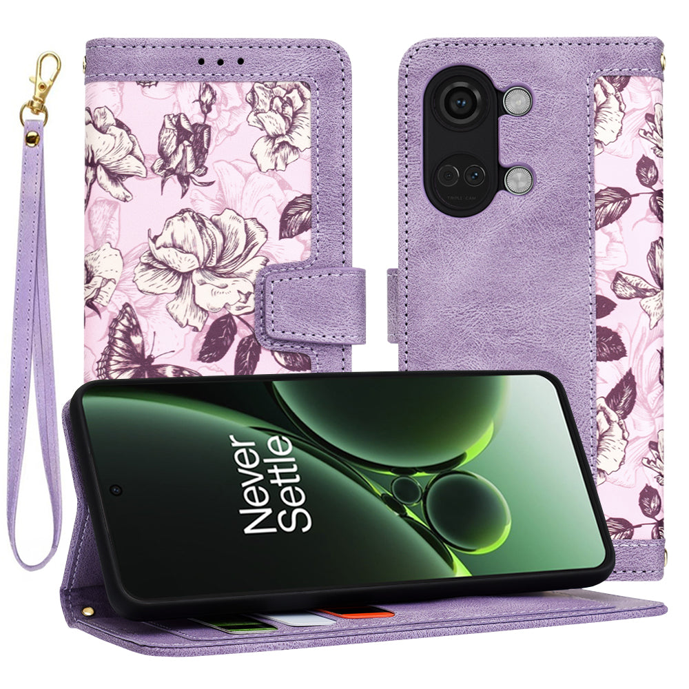 Funda para OnePlus Nord 3, Techsuit, FlipCraft, Morado