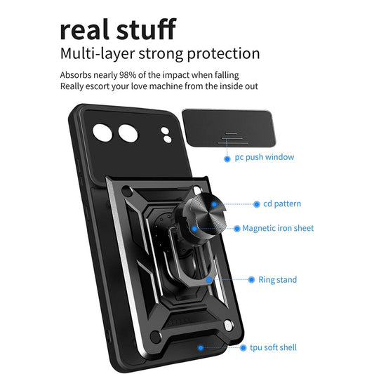 Funda para OnePlus Nord 4, Techsuit, CamShield, Azul
