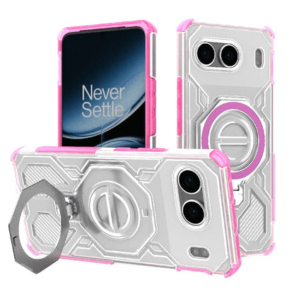 Funda para OnePlus Nord 4, Techsuit, Carbon Shield Pro, Rosa