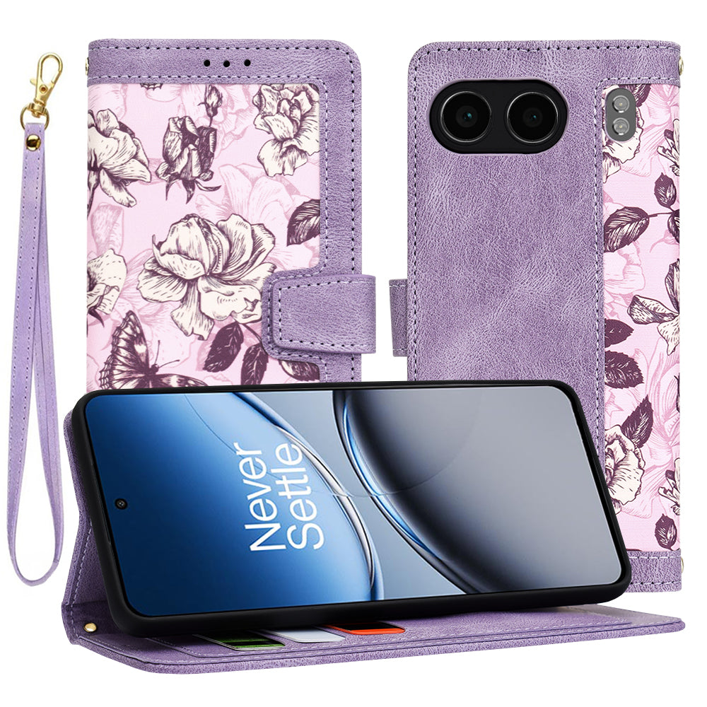 Funda para OnePlus Nord 4, Techsuit, FlipCraft, Morado