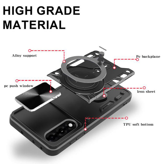 Funda para OnePlus Nord 5, Techsuit, CamGuard Pro, Negra