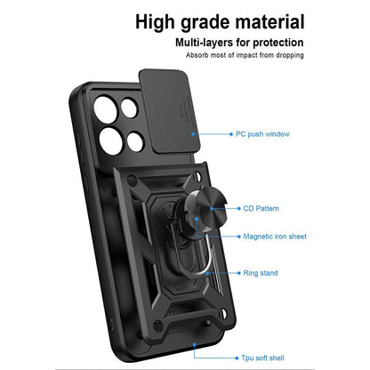 Funda para OnePlus Nord 6, Techsuit, CamShield, Negra