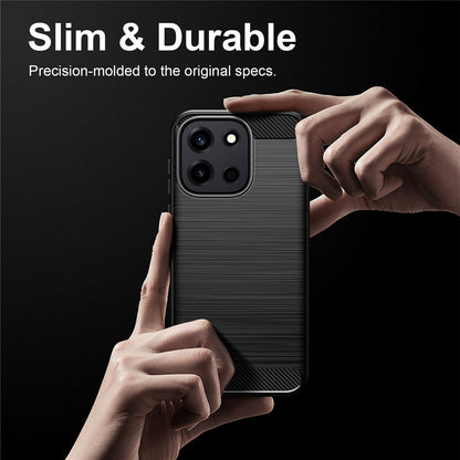 Funda para OnePlus Nord 6, Techsuit, Carbono, Negra