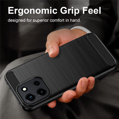 Funda para OnePlus Nord 6, Techsuit, Carbono, Negra