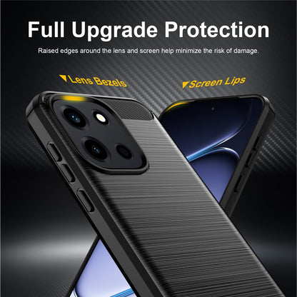 Funda para OnePlus Nord 6, Techsuit, Carbono, Negra