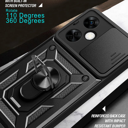 Case for OnePlus Nord CE 3 Lite, Techsuit, CamShield, Black