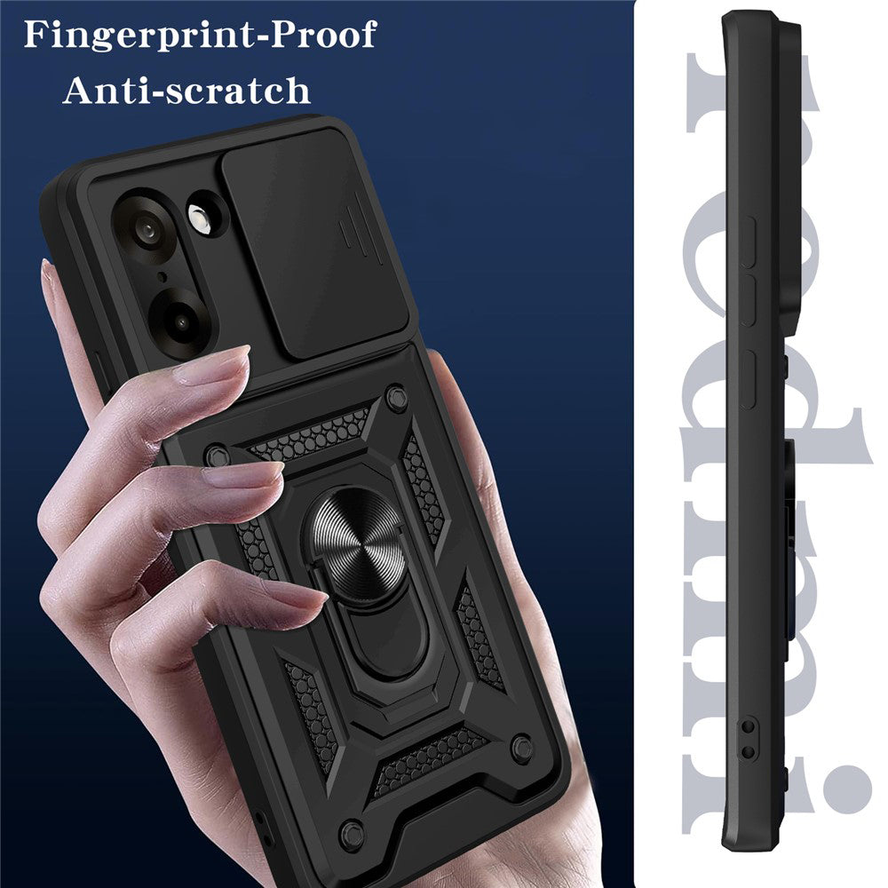 Funda para OnePlus Nord CE5, Techsuit, CamShield, Negra