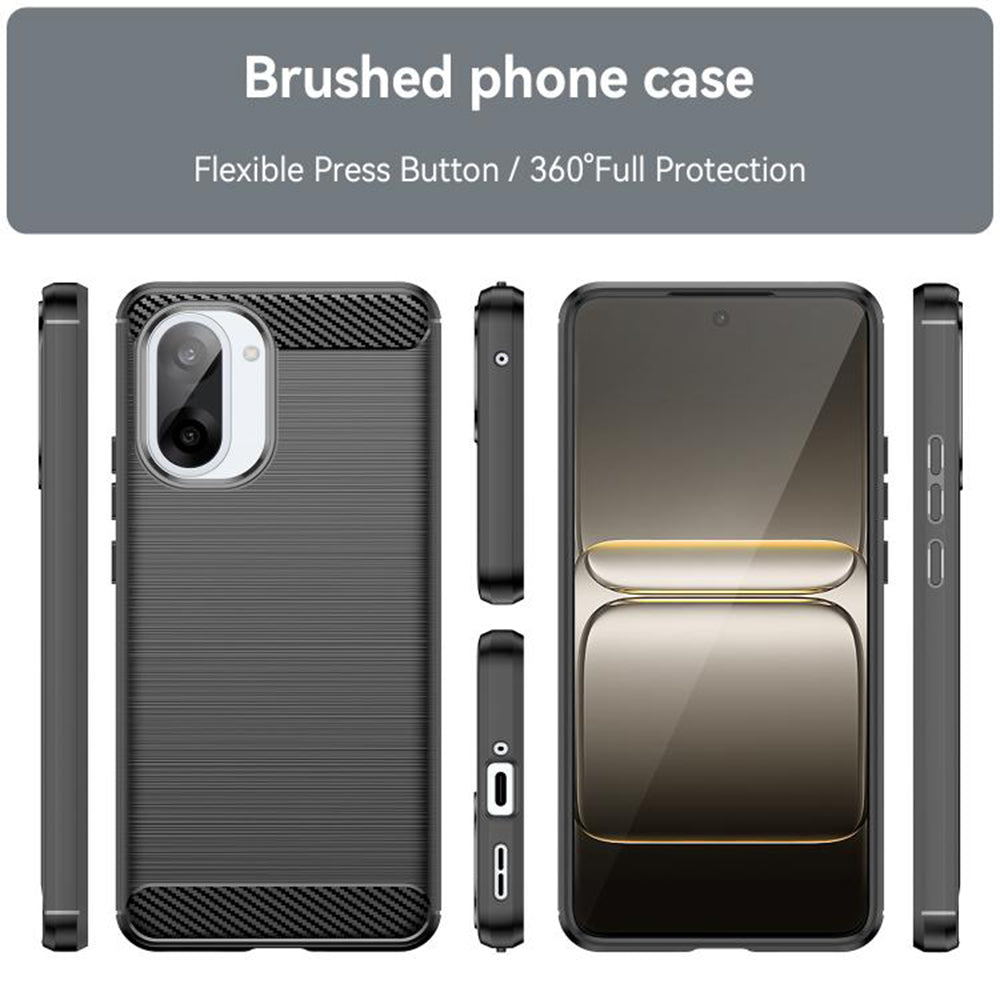 Funda para OnePlus Nord CE5, Techsuit, Carbono, Negra