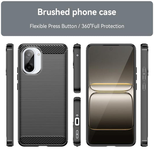 Funda para OnePlus Nord CE5, Techsuit, Carbono, Negra