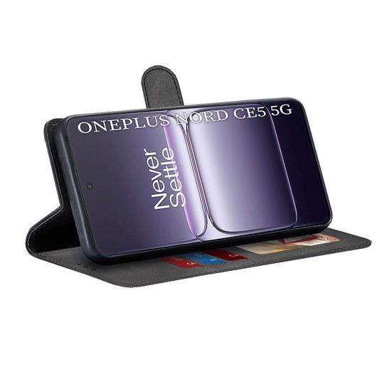Funda para OnePlus Nord CE5, Techsuit, Diary Book, Negra