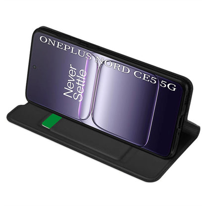 Funda para OnePlus Nord CE5, Techsuit, Magskin Book, Negra