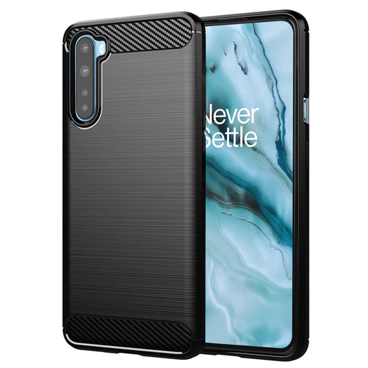Funda para OnePlus Nord, Techsuit, Carbono, Negra