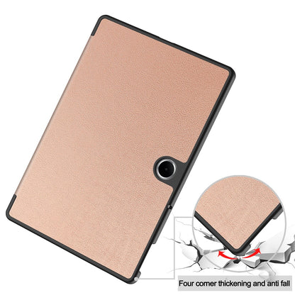 Funda para OnePlus Pad Lite / Oppo Pad SE, Techsuit, FoldPro, Rosa Dorada