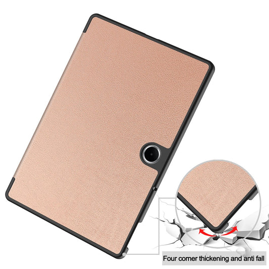 Funda para OnePlus Pad Lite / Oppo Pad SE, Techsuit, FoldPro, Rosa Dorada