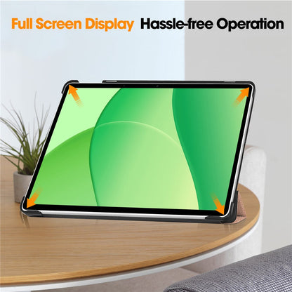 Funda para OnePlus Pad Lite / Oppo Pad SE, Techsuit, FoldPro, Rosa Dorada