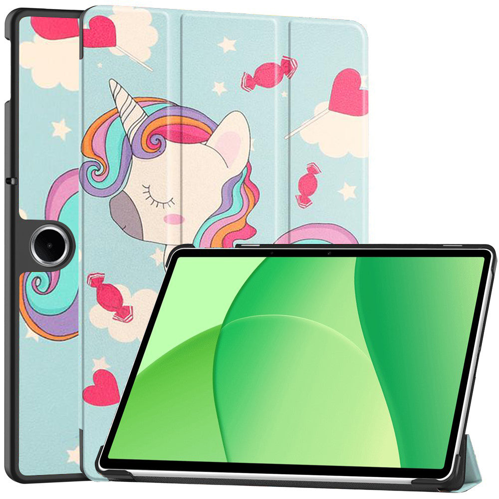 Funda para OnePlus Pad Lite / Oppo Pad SE, Techsuit, FoldPro Unicorn, Multicolor