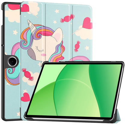 Funda para OnePlus Pad Lite / Oppo Pad SE, Techsuit, FoldPro Unicorn, Multicolor