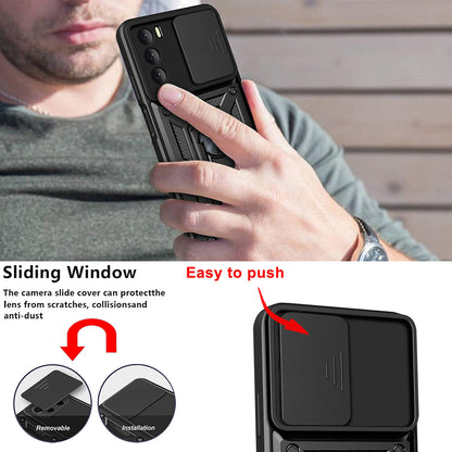 Funda para Oppo A16s / A54s / A16, Techsuit, CamShield, Negra